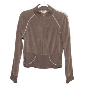 Vintage MKM Designs Track Jacket Size Large Corduroy